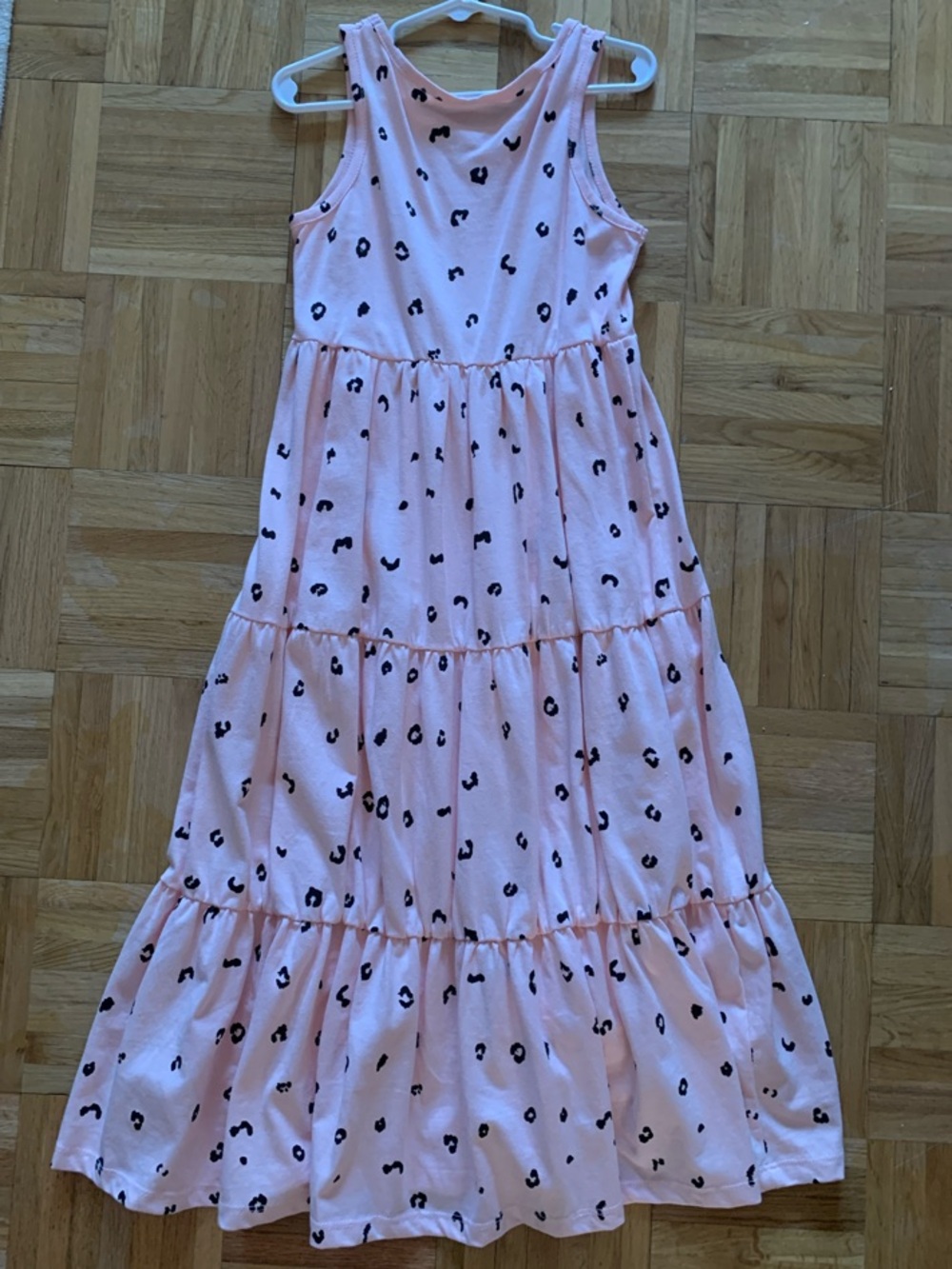 EUC Tiered Maxi Dress Sleeveless - Girls Size Medium 7/8